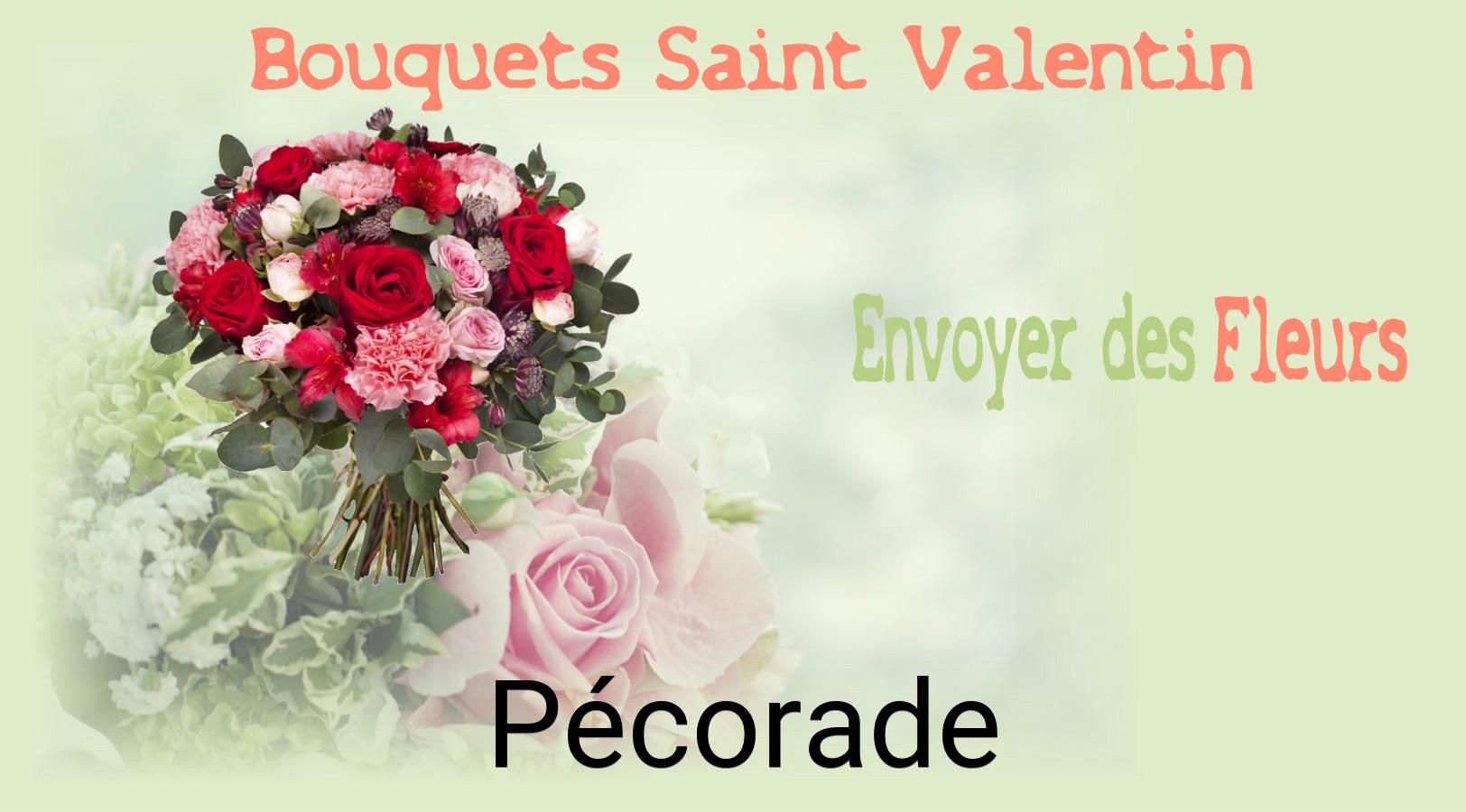 Roses de Saint-Valentin livrées à Pécorade